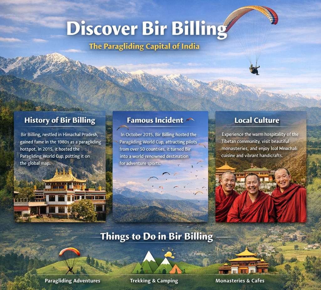 Bir Billing mountains Himachal