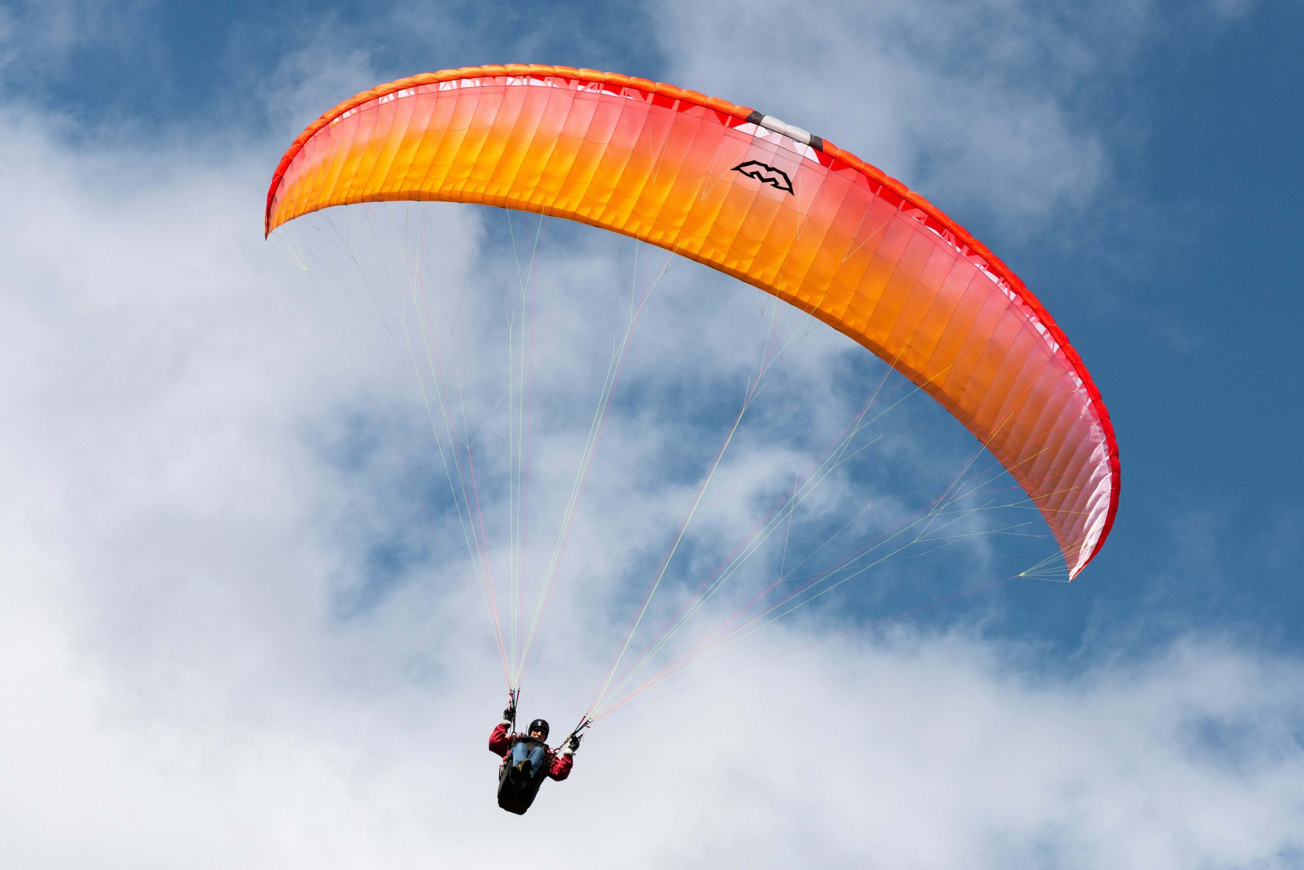 Paragliding course training in mountains