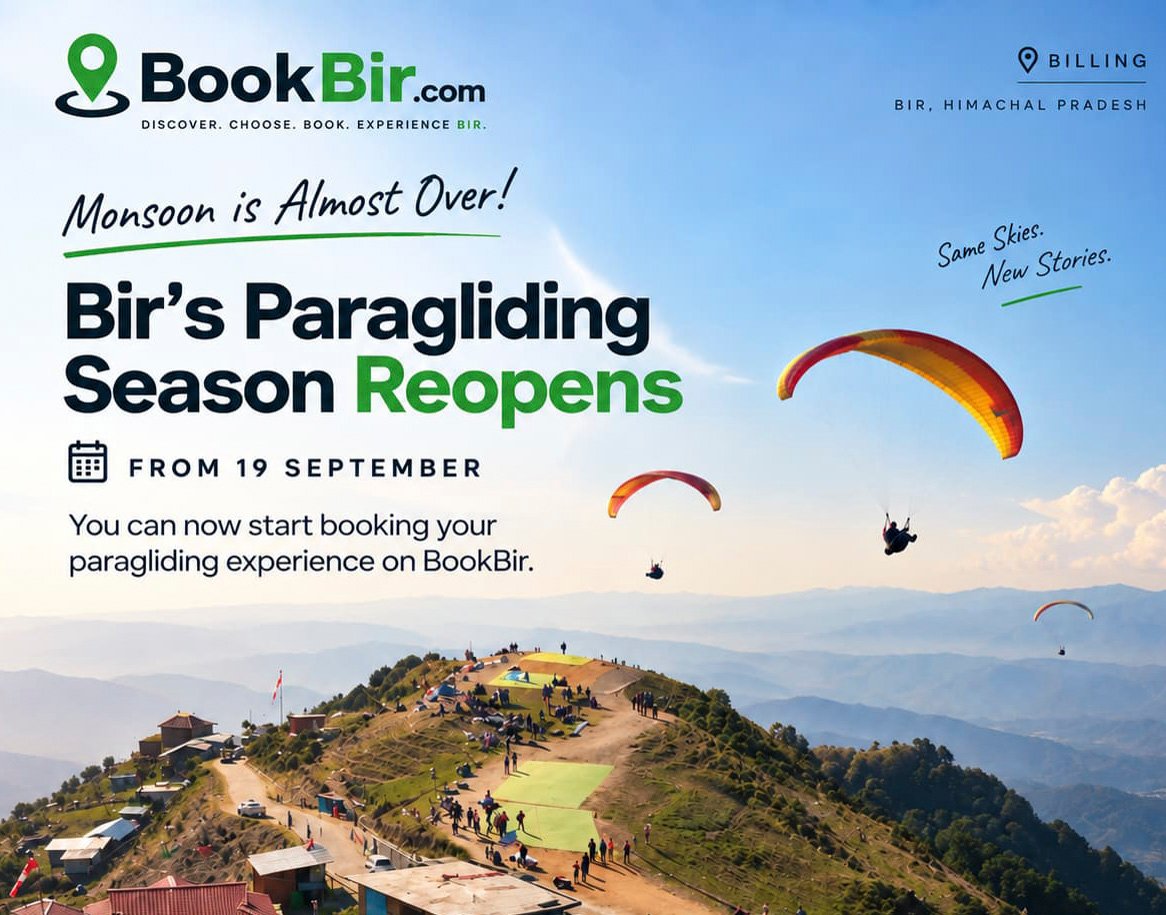 Paragliding in Bir Billing